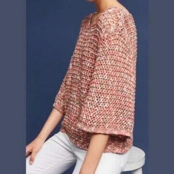 Anthropologie | Moth Salina Open Stitch Pullover - Picture 4 of 11